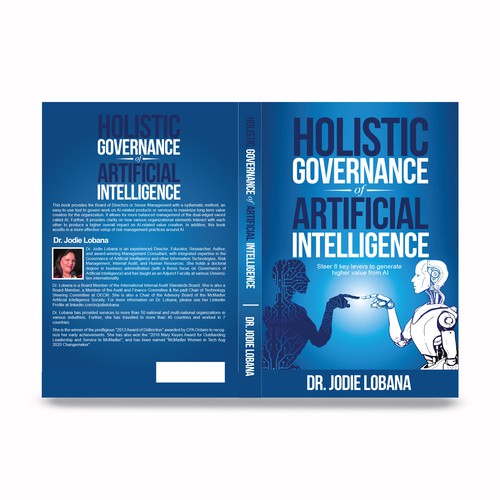Man and Machine interaction - Book cover needed for Governance of Artificial Intelligence Design von anisha umělec