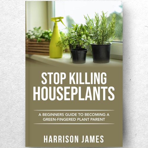 Design a plant parenting book cover Design by ryanurz