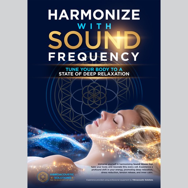 Harmonize with Sound Waves Poster
