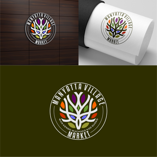 Manyatta Village Market logo design Design by Mieko®