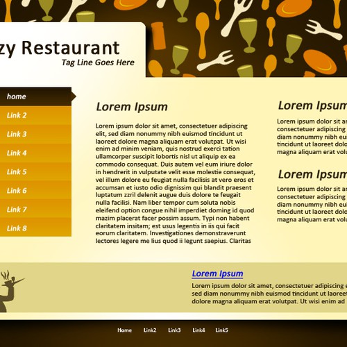 1-3 Page Website Template Design von Slidehack