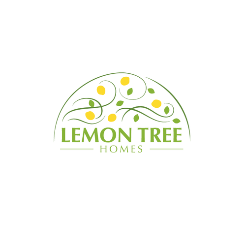 Lemon Tree Houses Logo Folegandros Island Resort in Greece! Design by NHawk