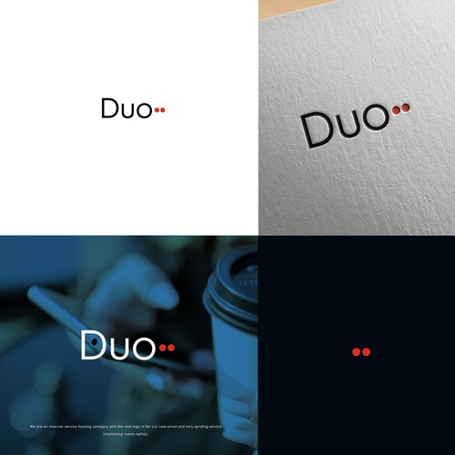 Duo | New Email+SMS service provider Design by igorart5