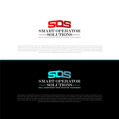 SOS, Smart Operator Solutions logo design Design by multigraphicz™