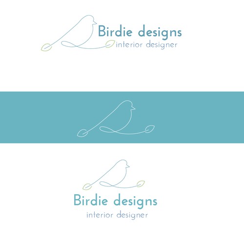 simple design logo to attract sophisticated clients for interior design and architecture Design by BerNadettke