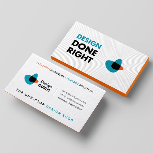 Business Card for DesignGurus.com Design by Birendra Chandra Das