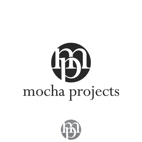 Create the next logo for mocha projects (could use initials MP) Design by Lazars
