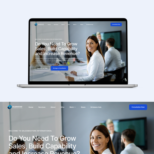 Create an engaging website for a world leading sales consulting company Design réalisé par Degie Tatanusa