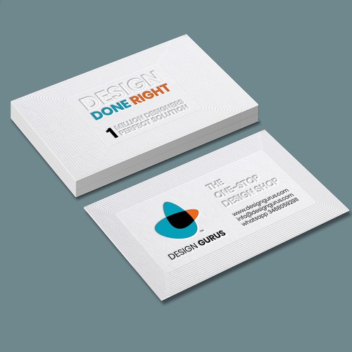 Business Card for DesignGurus.com Réalisé par fastdesign86