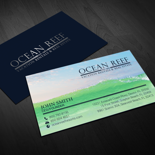 Design a fun, beach-inspired Business Card Design by chandrayaan.creative