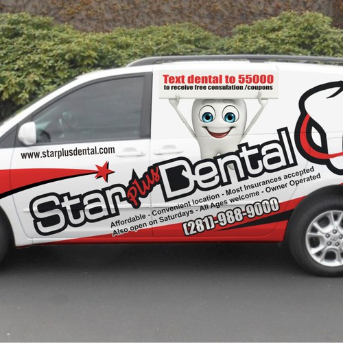  CAR wrap design for Dental office Design by TANSA ART