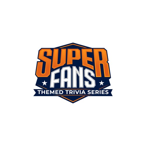 SUPER FANS Theme Trivia Series Logo Design by Jans...