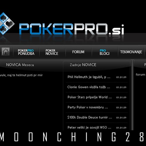 Poker Pro logo design Design por moonchinks28