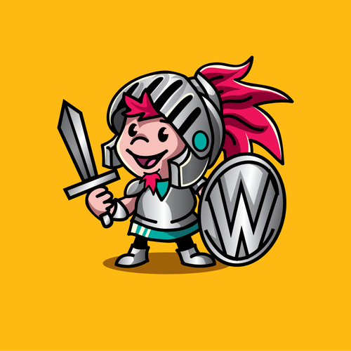 Warrior Mascot Design by 3AM3I