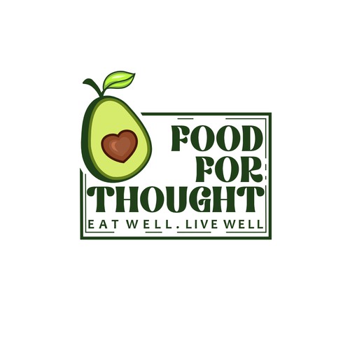 Fresh, Playful Island-Inspired Logo for Food For Thought – Organic Café & Market in the Florida Keys Design by nindadian