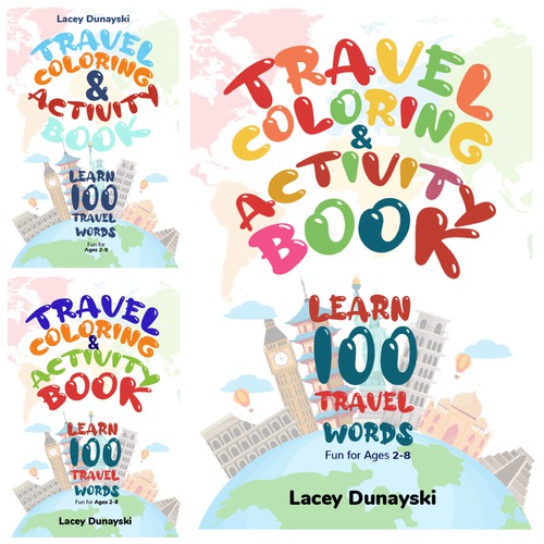 Design title and subtitle for coloring book Design by krsu