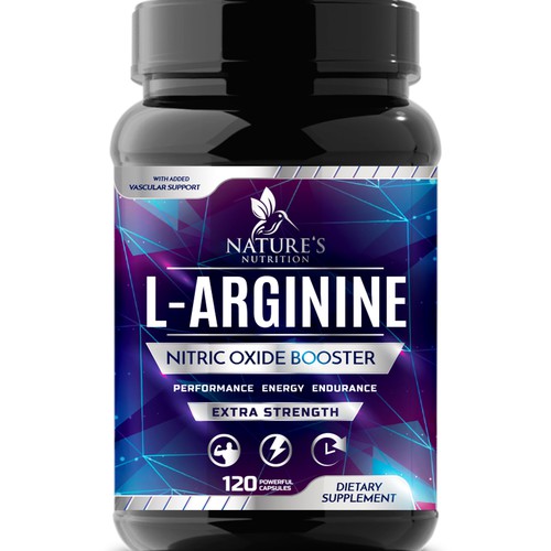 Powerful L-Arginine Capsules Design Needed for Nature's Nutrition Design von Wfemme