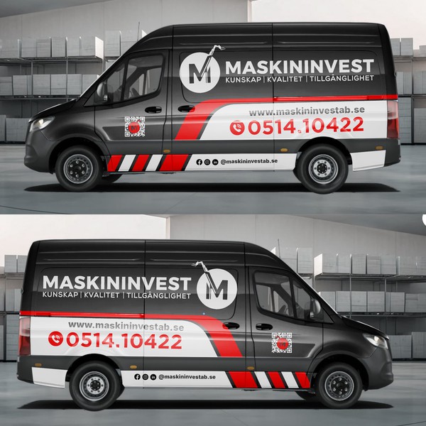 Creative van wrap