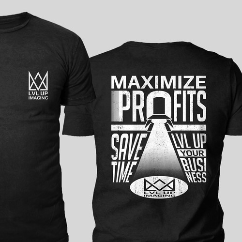 New Shirt Design for LVL Up Imaging Design por erwinubaldo87