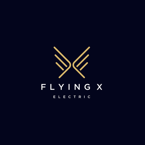 Design di Flying X Electric Logo di vionaArt