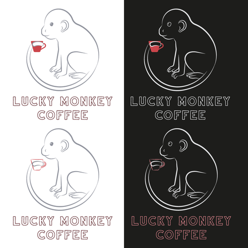 Design di Create logo for Lucky Monkey Coffee di Visiontide