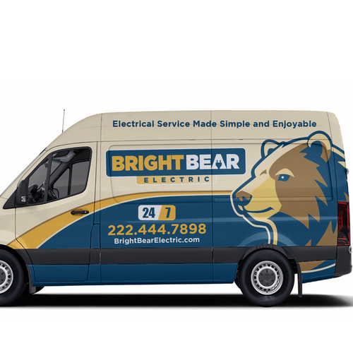 Create a captivating van wrap for Bright Bear Design by theANUNGs