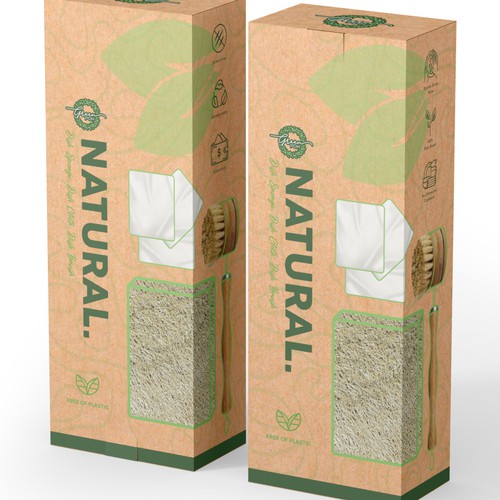 Package designer needed for a minimal, modern, fun, package for natural cleaning supplies Design by CUPEDIUM