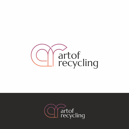 Logo design for a brand-new design and art project within tire recycling. Design by helcapitano