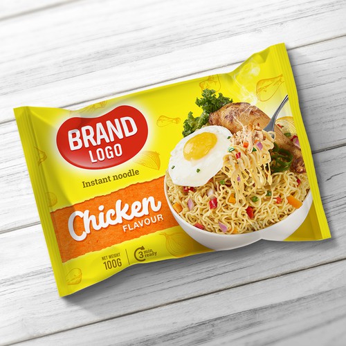 Fresh Identity for Instant noodles Design by mwirdan