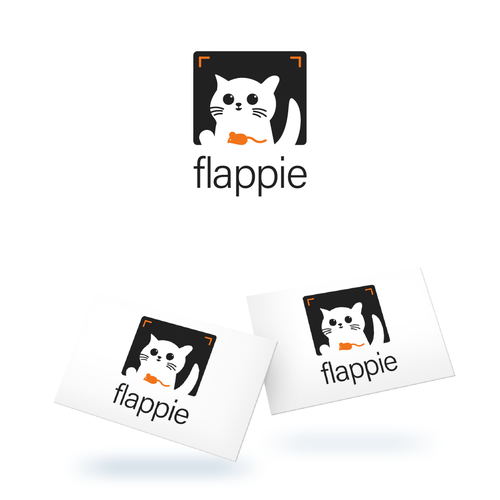 design a logo for the world's smartest cat flap door using AI Design by NS000