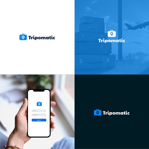 New logo for rebranding a trip planning app Design by dreamlines