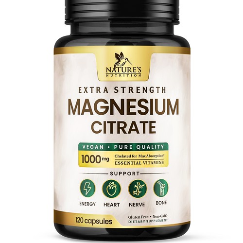 Premium Magnesium Citrate Design needed for Nature's Nutrition Design by Davi Giolo ★