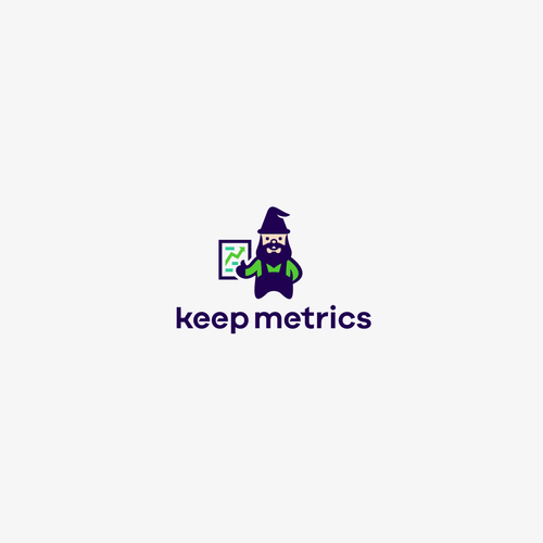 Craft a visually stunning logo for keep metrics Design by Rumah Lebah