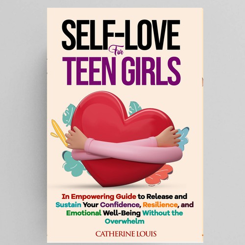 colorful cover to appeal to teen girls and their self-esteem Design by COMGUYZ