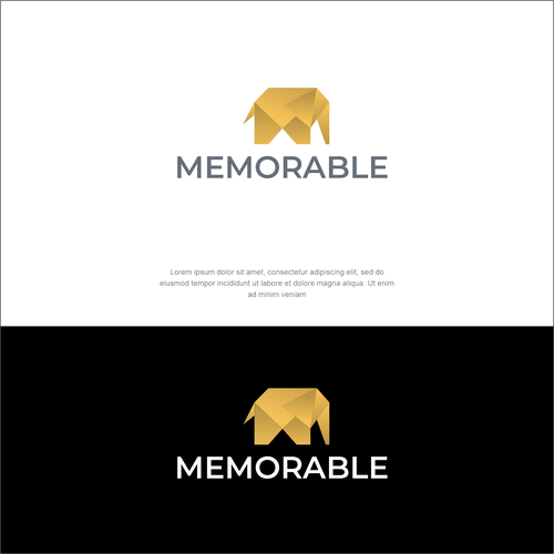 Design a memorable logo for a brand literally called 'Memorable' Design by Elesense