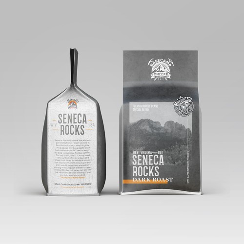 Diseño de Basecamp Coffee Roasters de nuke.art