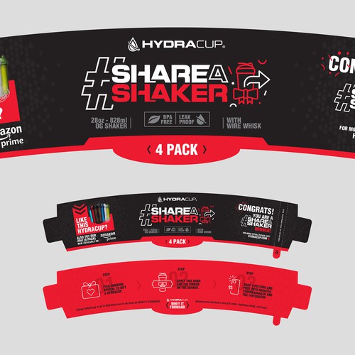 Create a Game Changing Product Label for a Fitness Brand, Custom +$1500 Prize Design by Theseven