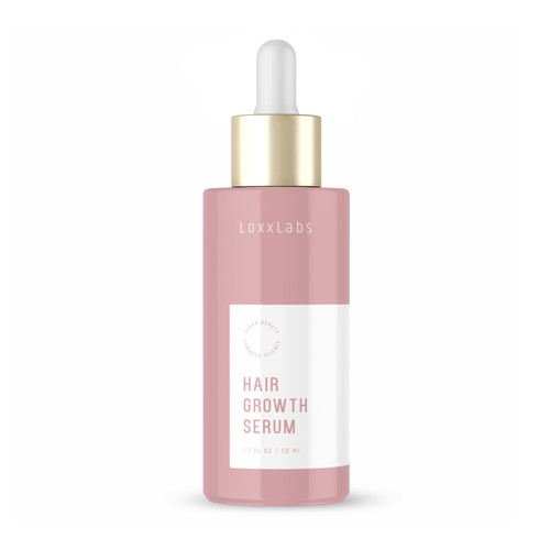 Serum Bottle Packaging For a New Haircare Line Design by emmafoo