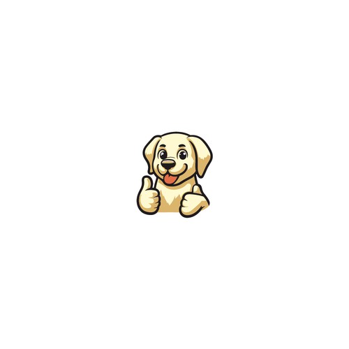 Collaboration team needs a fun mascot design of a Labrador dog Design by N & N
