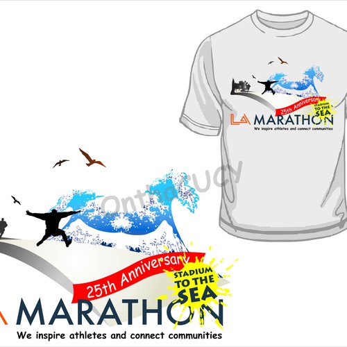 LA Marathon Design Competition Design by appleART™