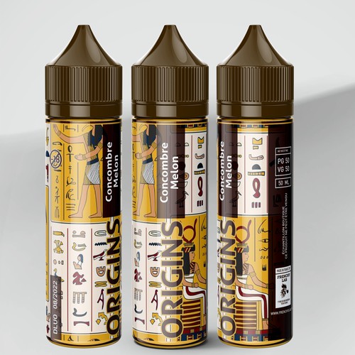 Designs | Identité visuelle gamme e-Liquides | Product label contest