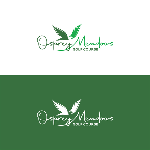 Golf Course Logo - Osprey Meadows Golf Course at Tamarack Design by onestep designs