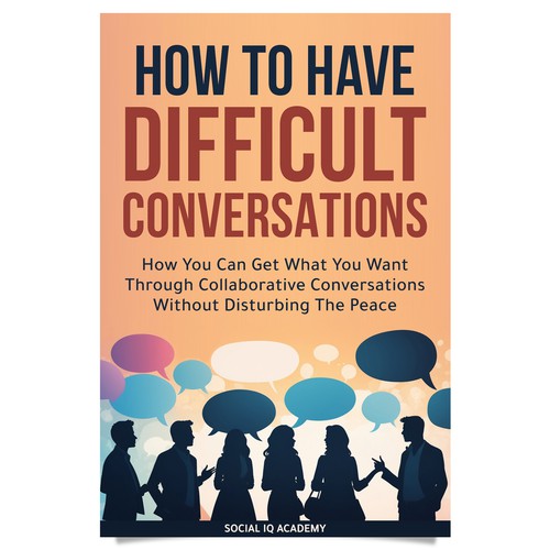 Design A Clever And Catchy "5 Secrets To Effortless Small Talk" Book Cover Design by abdo_96 ☪️