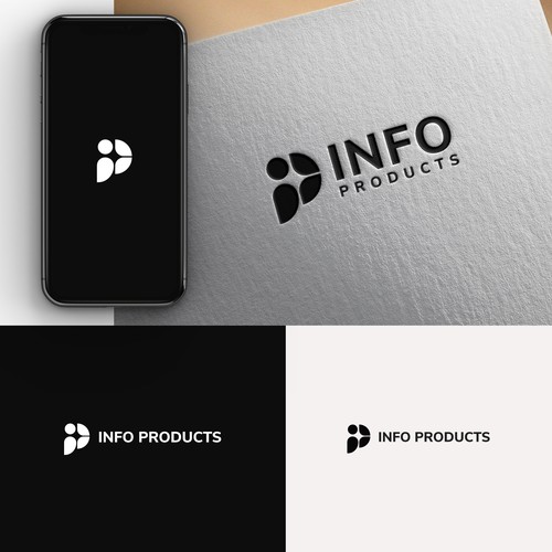 InfoProducts.com - Logo & Branding Design by rayhanabir ™