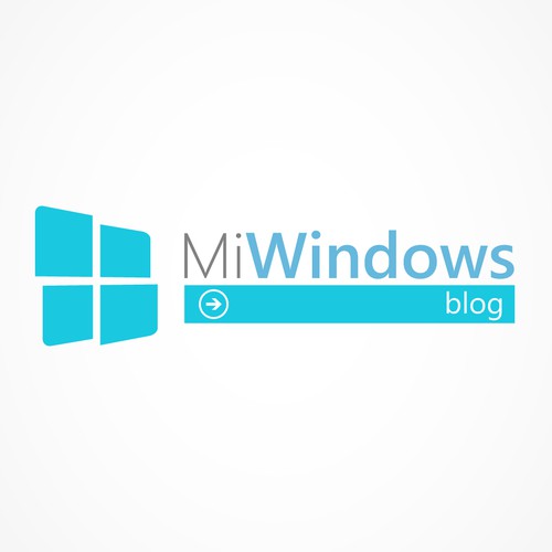 Looking for the first logo for Mi Windows Blog Design by ElFenix