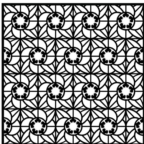 Pattern design for an interior-design element for a hotel in Bali Design by QPR