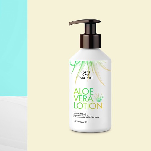 Label Design for Aloe Vera Lotion Design by mindART*