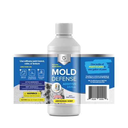 Paint Additive Label Redesigned for Store Shelves Design by creationMB