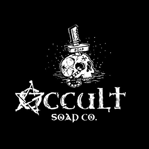 Design a dark rustic “witchy” themed logo for our soap company Design by vuveeh™