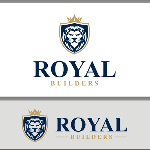 Design a "royal" logo for a new construction company startup. Design von Jeck ID